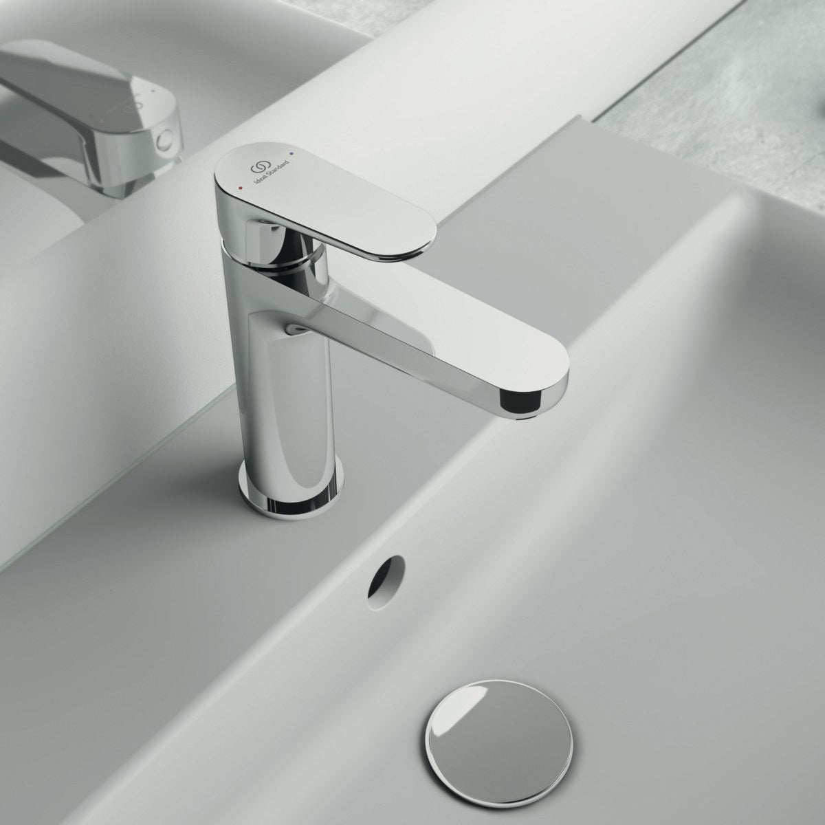 Ideal Standard Cerafine O H120 håndvaskarmatur, krom – miljøbillede