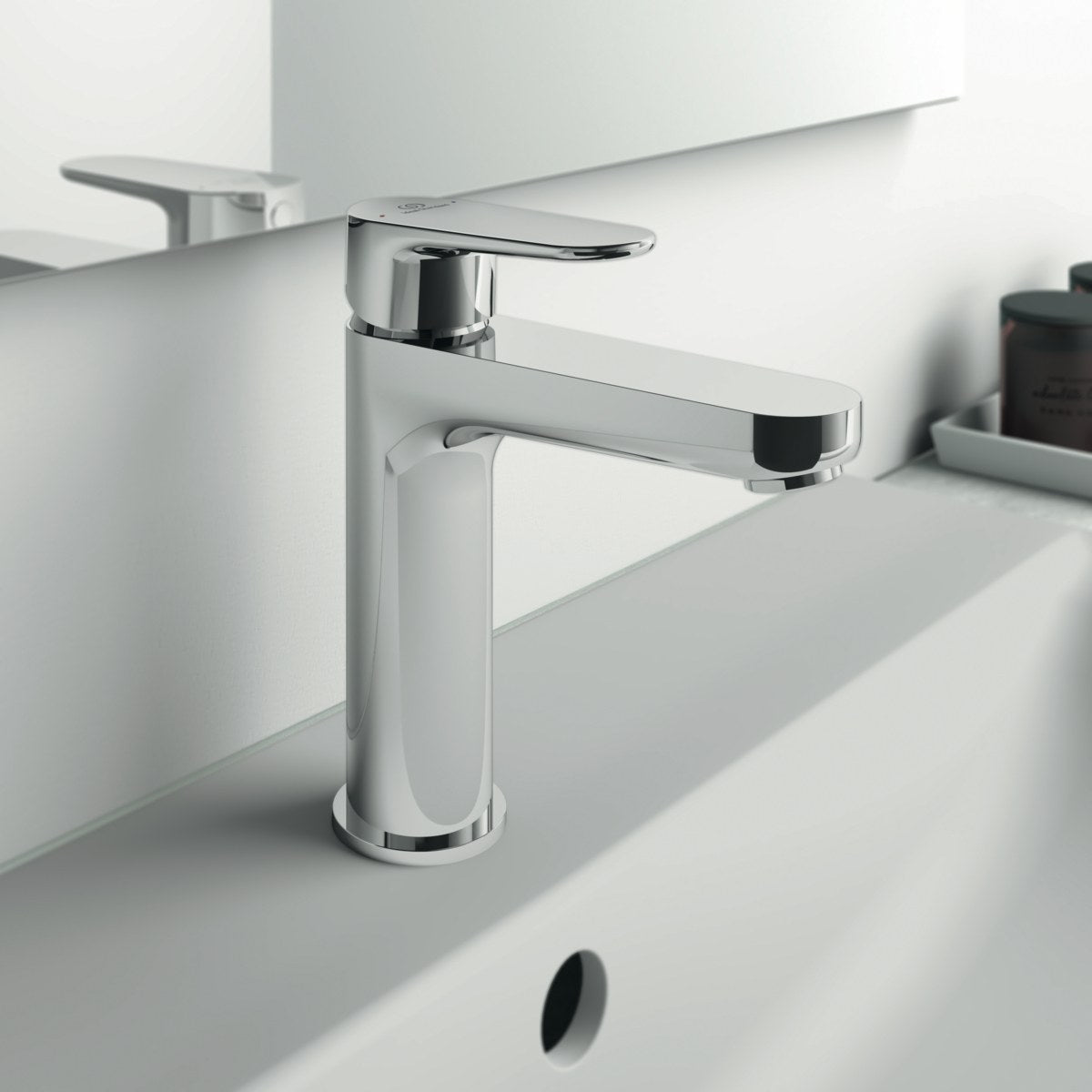 Ideal Standard Cerafine O H120 håndvaskarmatur, krom – miljøbillede
