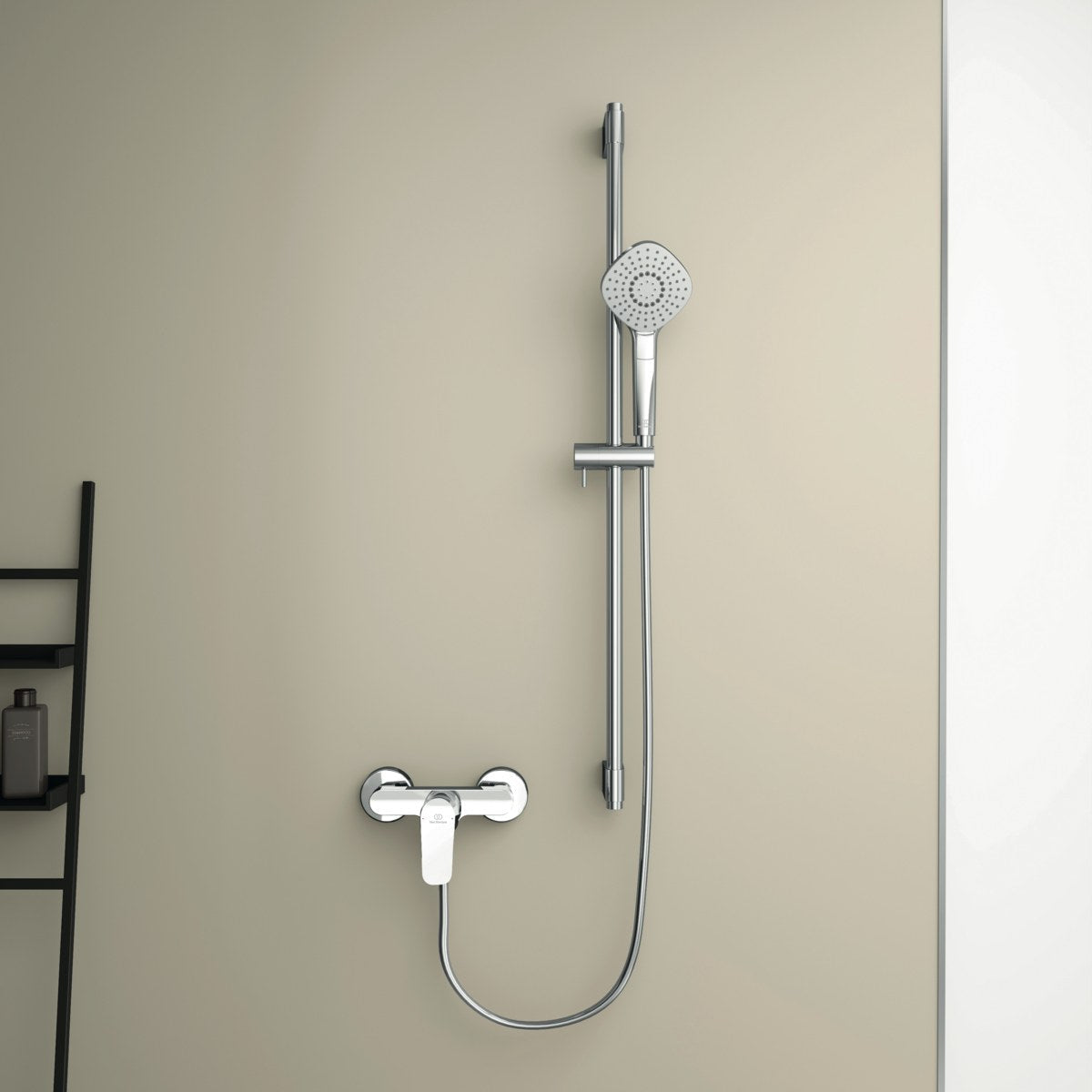 Ideal Standard Ceraflex brusearmatur, krom – miljøbillede