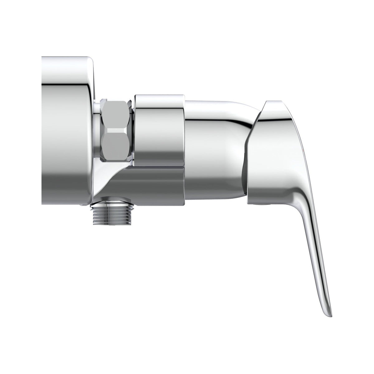 Ideal Standard Ceraflex brusearmatur, krom – set fra siden