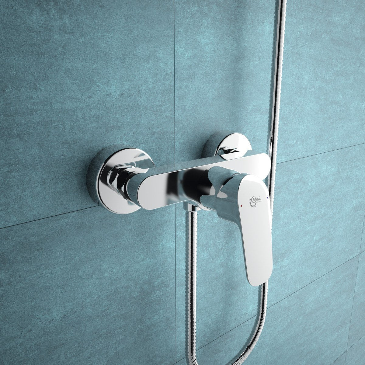Ideal Standard Ceraflex brusearmatur, krom – miljøbillede