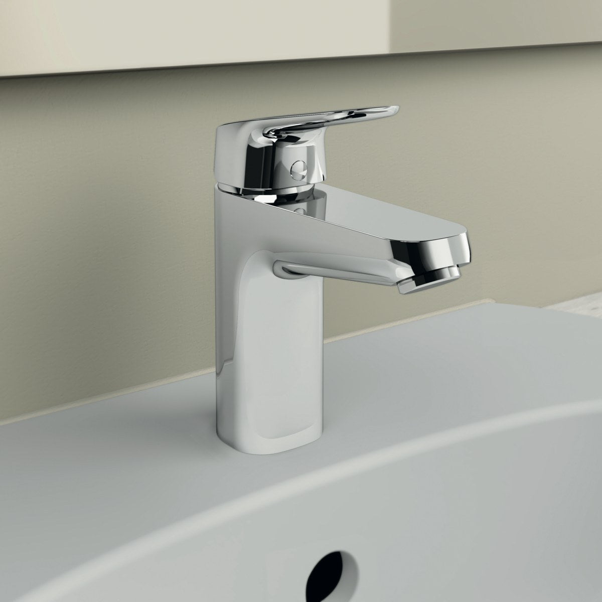Ideal Standard Ceraflex håndvaskarmatur, krom – miljøbillede