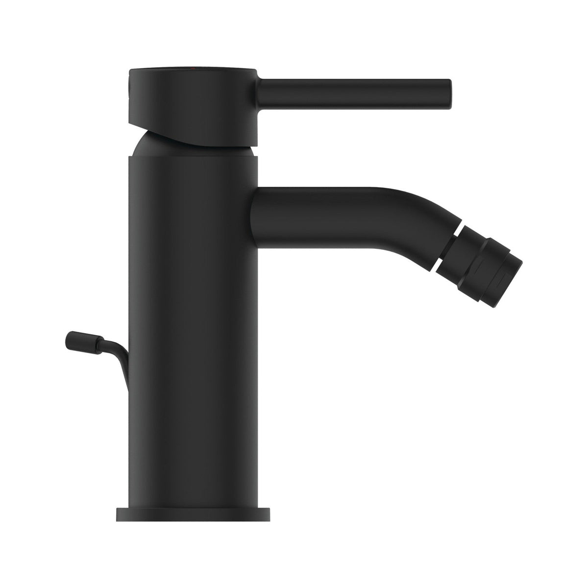 Ideal Standard Ceraline bidetarmatur, mat sort – set fra siden