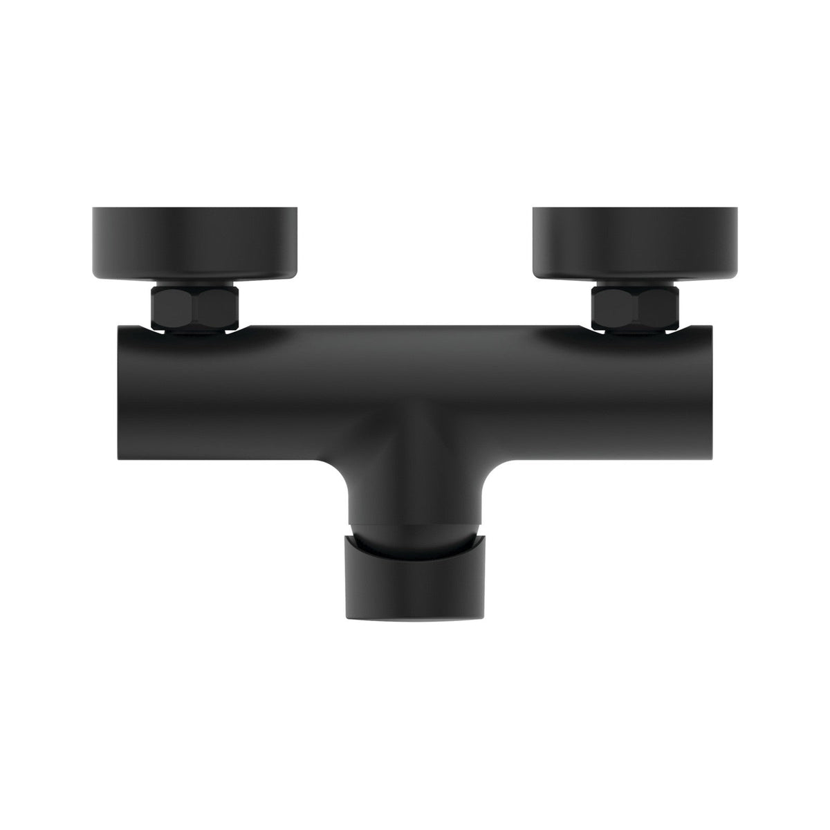 Ideal Standard Ceraline brusearmatur, mat sort – set oppefra