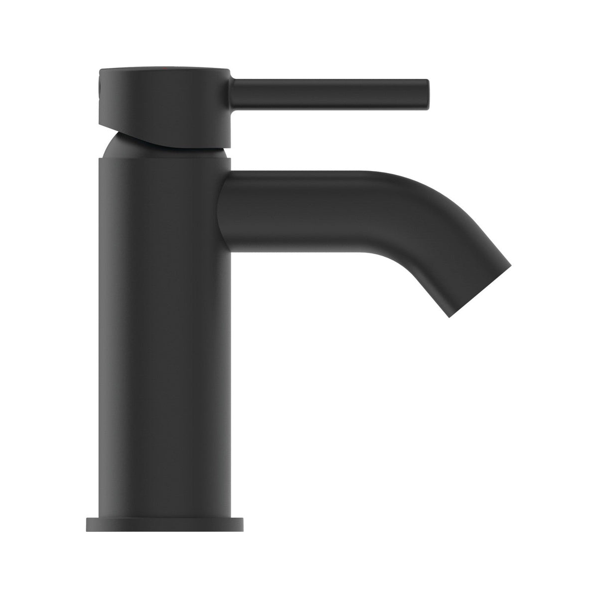 Ideal Standard Ceraline håndvaskarmatur, mat sort – set fra siden