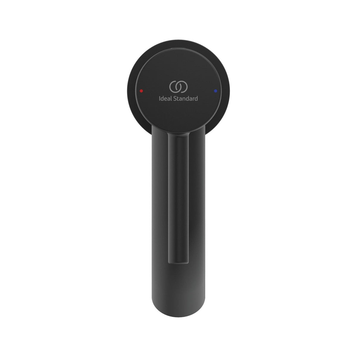 Ideal Standard Ceraline håndvaskarmatur, mat sort – set oppefra
