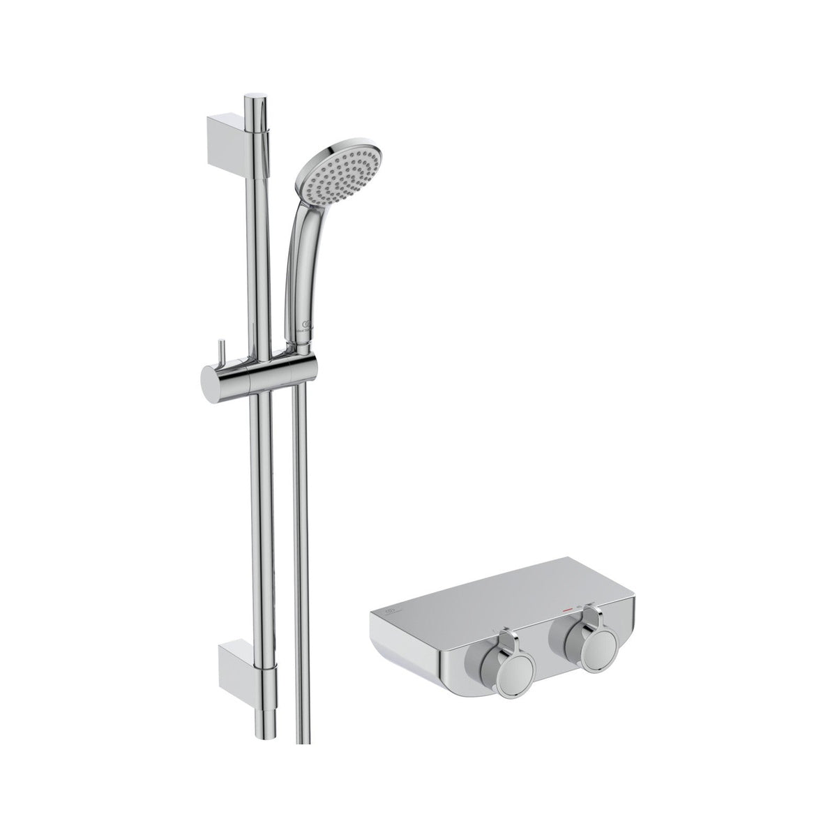 Ideal Standard Ceraplus Safe OX brusesæt med termostat, krom