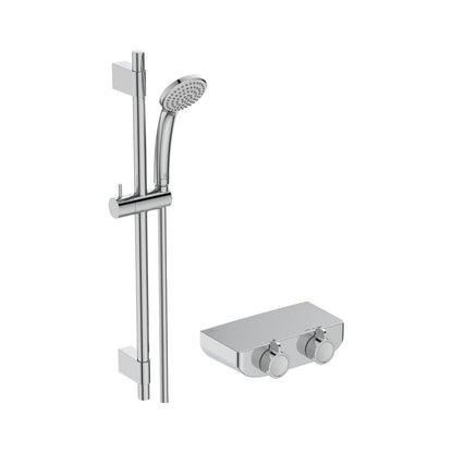 Ideal Standard Ceraplus Safe OX brusesæt med termostat, krom