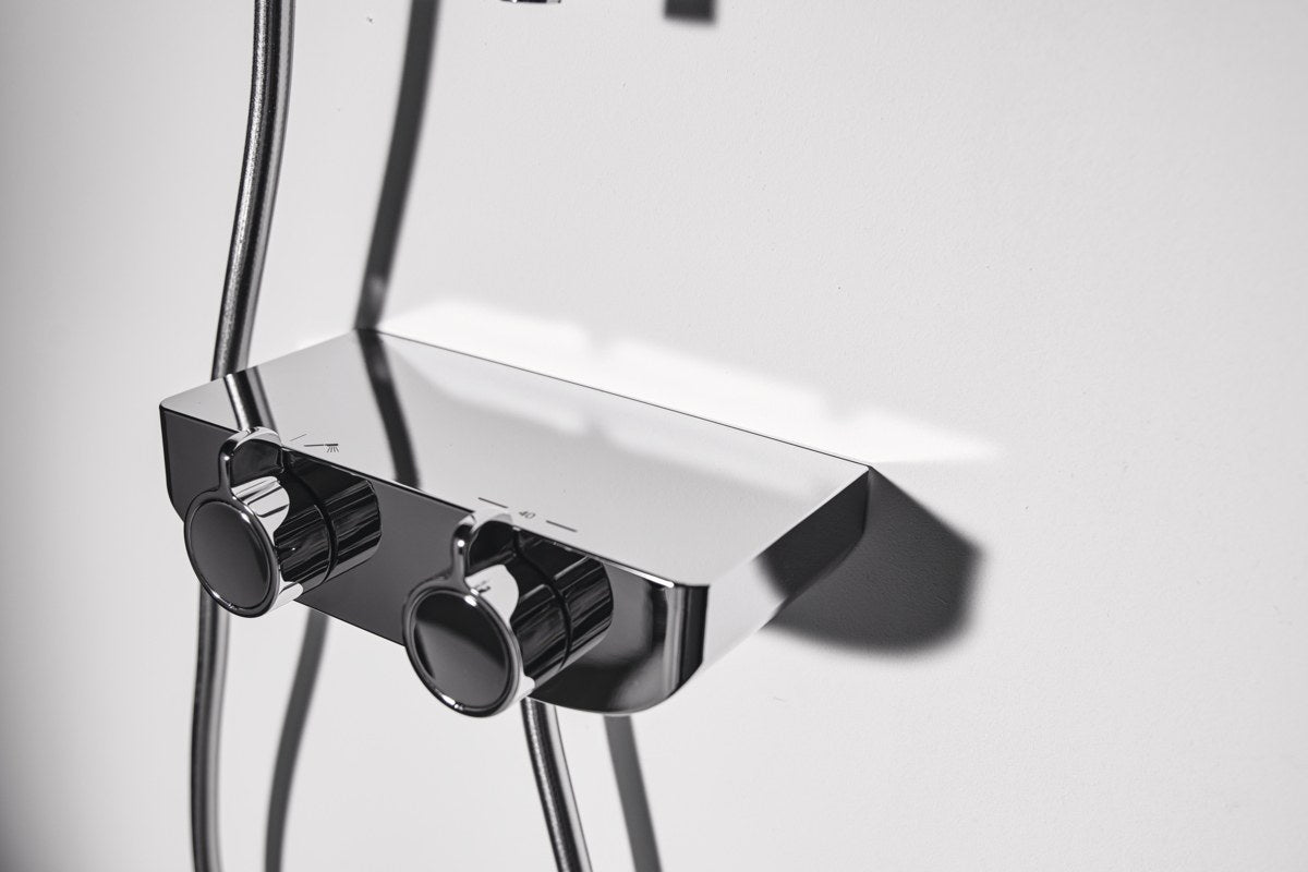 Ideal Standard Ceraplus Safe OX brusesæt med termostat, krom – miljøbillede