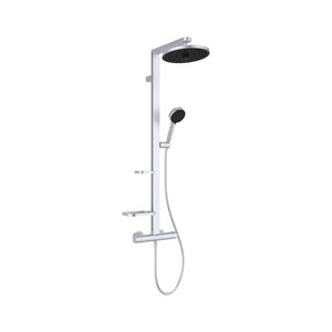 Ideal Standard Ceratherm Alu+ brusesystem med termostat, sølv