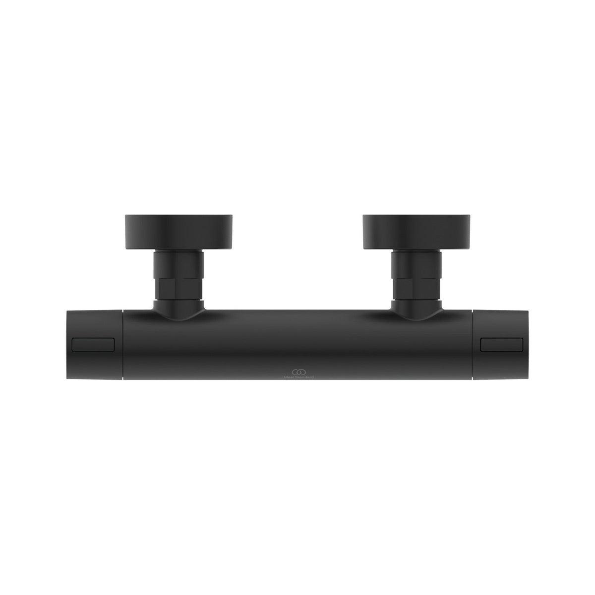 Ideal Standard Ceratherm Alu+ brusetermostat, mat sort – set oppefra