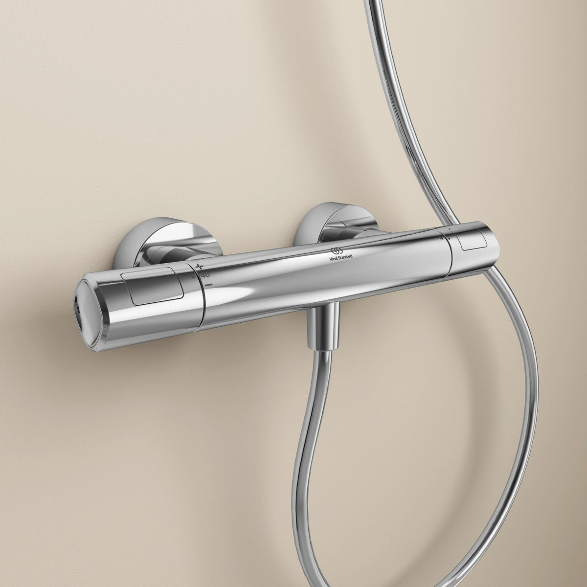 Ideal Standard Ceratherm T100 brusetermostat, krom – miljøbillede