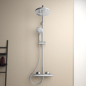 Ideal Standard Ceratherm T25 brusesystem med termostat, krom – miljøbillede