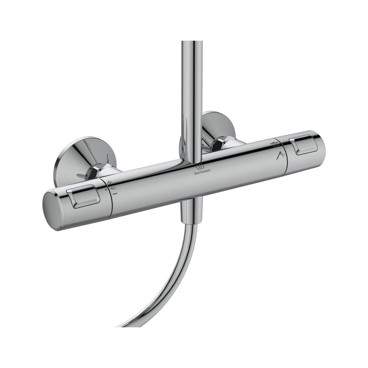 Ideal Standard Ceratherm T25 brusesystem med termostat, krom