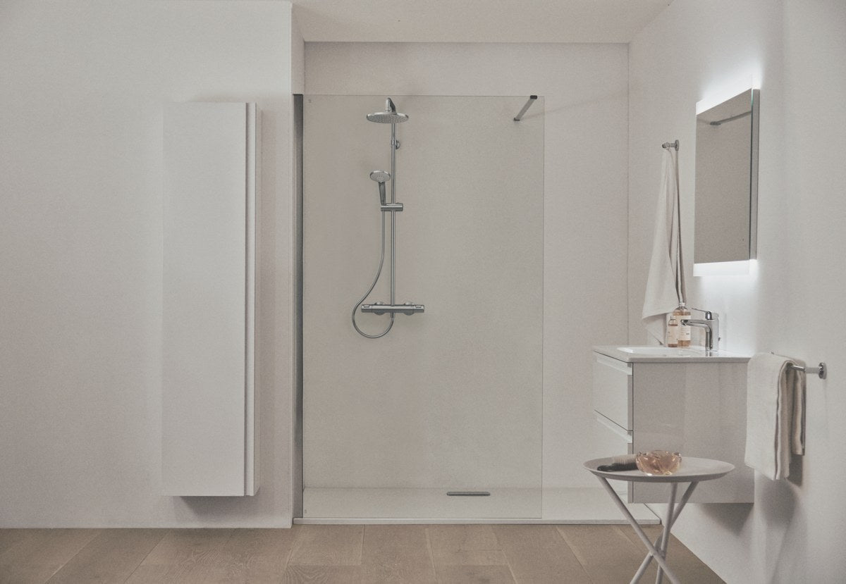 Ideal Standard Ceratherm T25 brusesystem med termostat, krom – miljøbillede