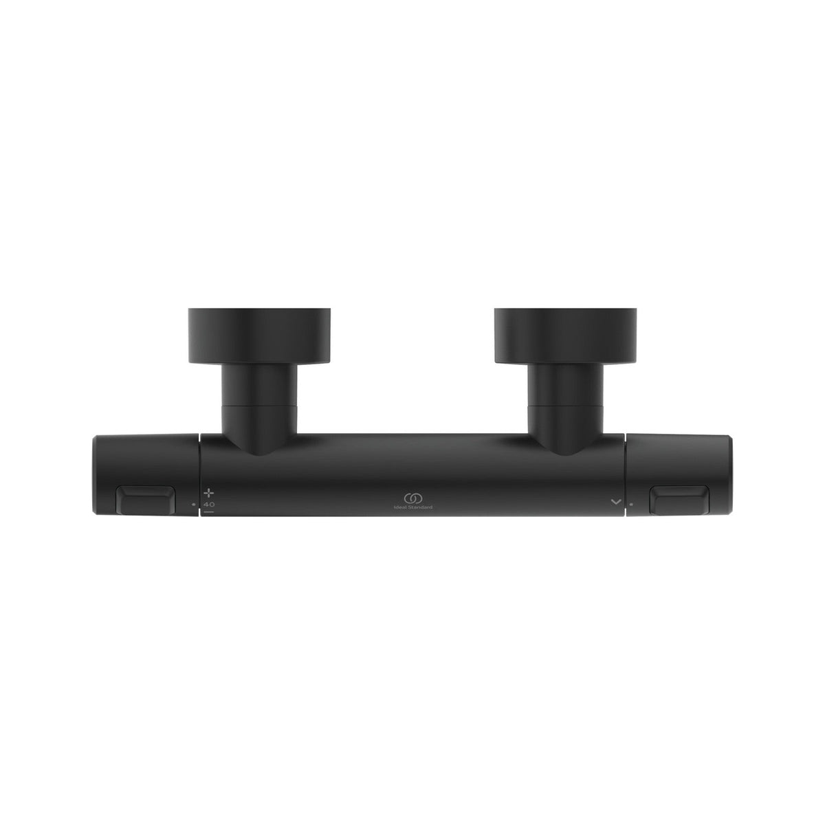 Ideal Standard Ceratherm T25 brusetermostat, mat sort – set oppefra