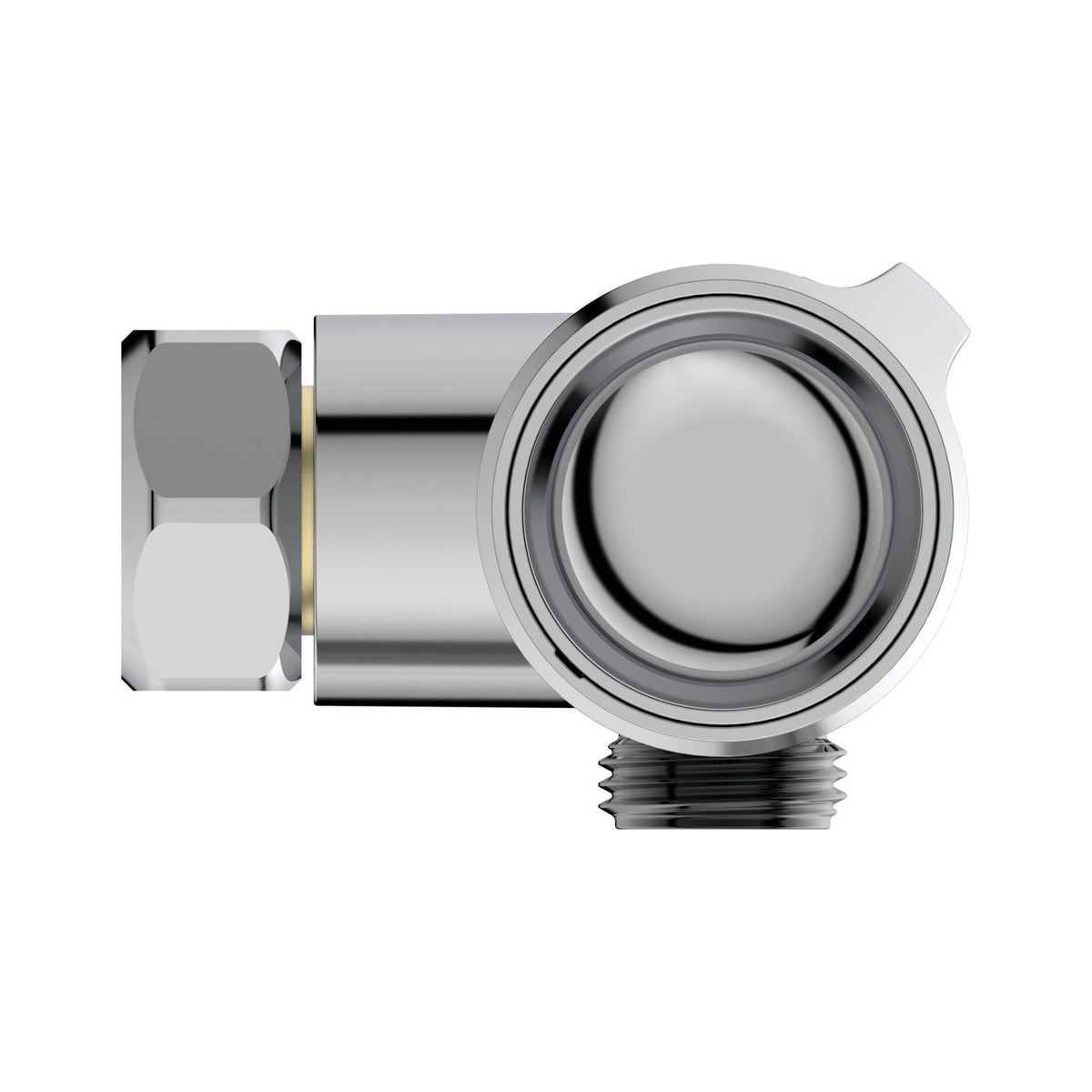 Ideal Standard Ceratherm T50 brusetermostat, krom – set fra siden