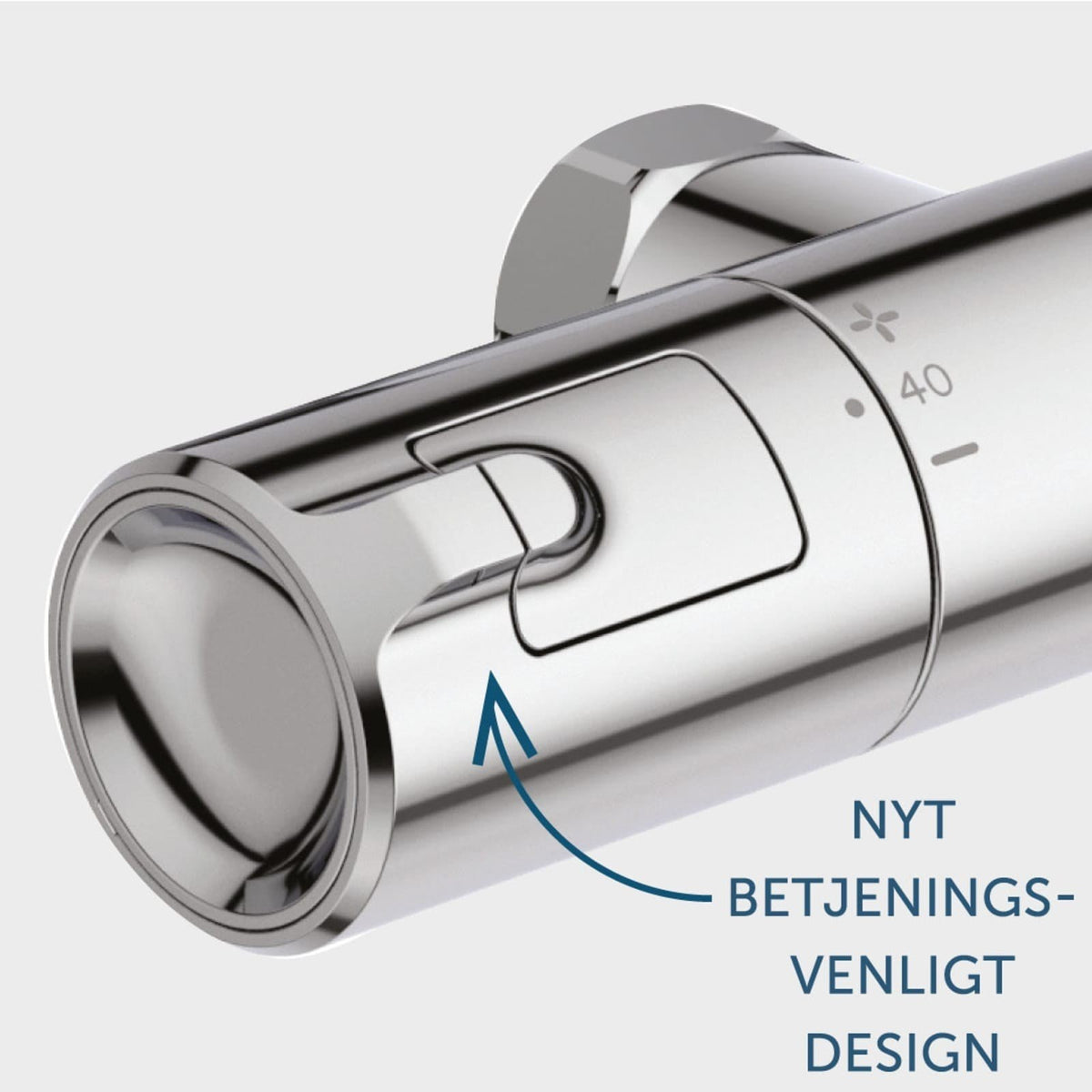 Ideal Standard Ceratherm T50 brusetermostat, krom – detalje
