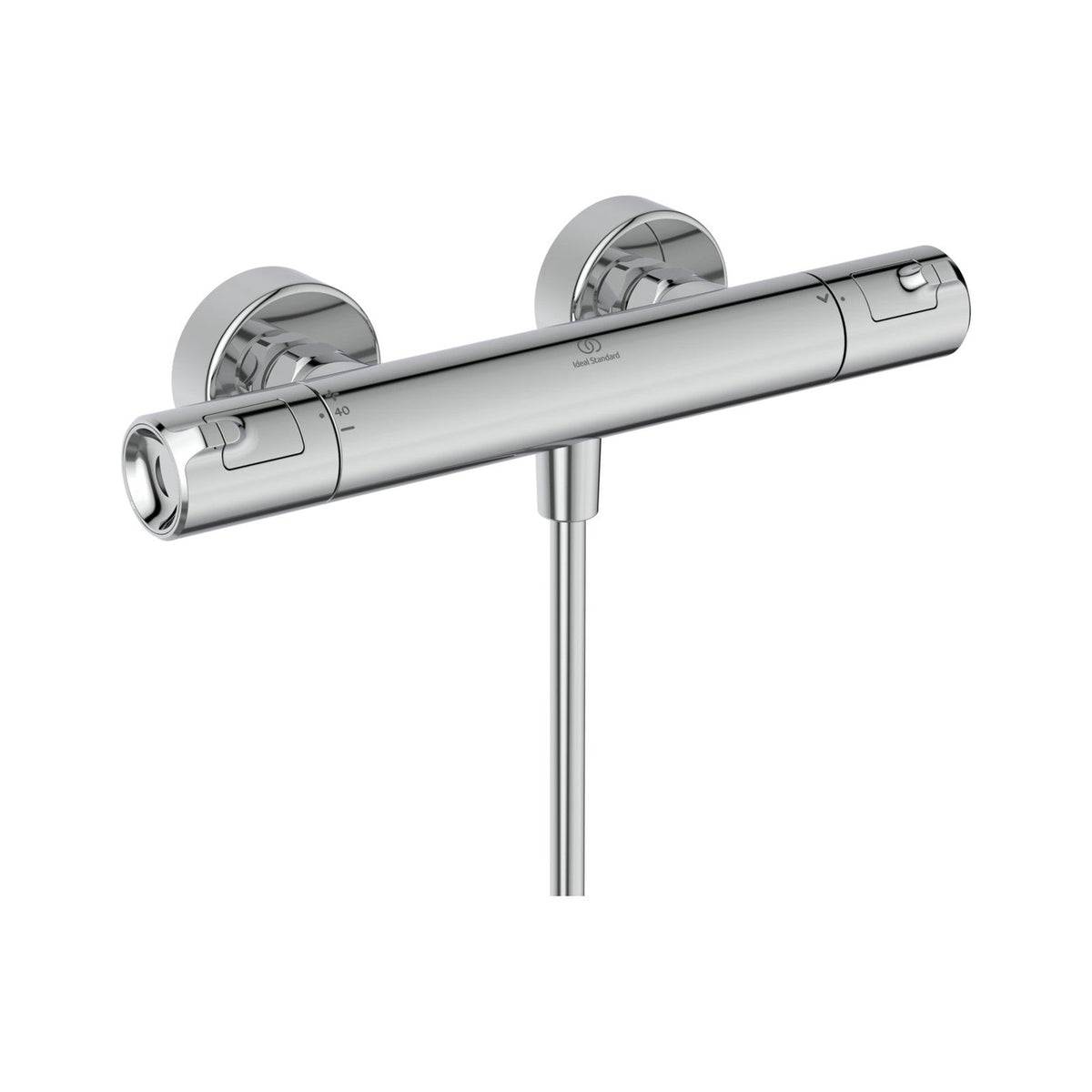 Ideal Standard Ceratherm T50 Idealrain brusesæt med termostat, krom