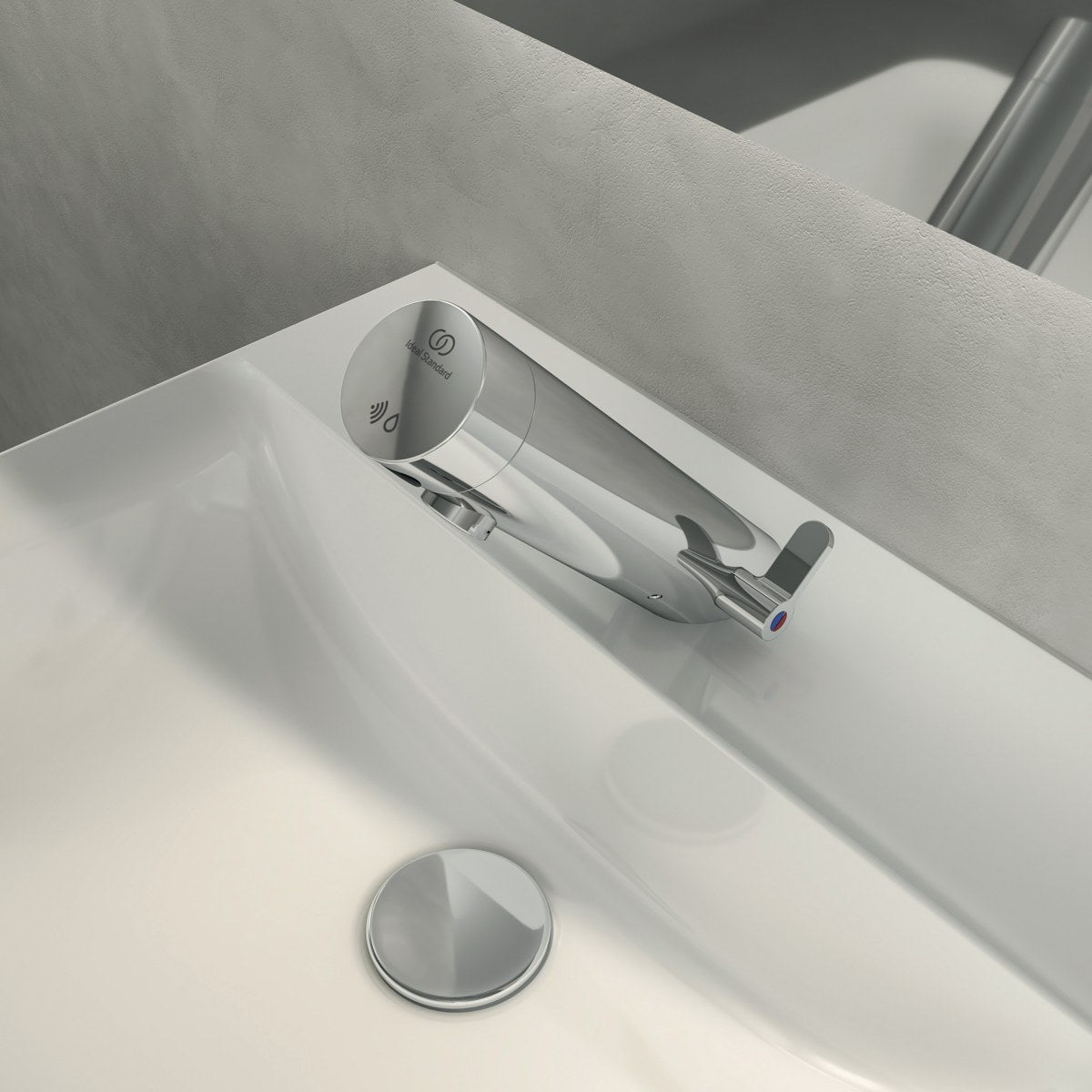 Ideal Standard Connect Air håndvask, 50x45 cm, hvid – miljøbillede