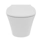 Ideal Standard Connect Air væghængt toilet uden skyllekant inkl. soft close-sæde, hvid