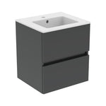 Ideal Standard Eurovit+ badeværelsesmøbel inkl. håndvask, 51 cm, grå