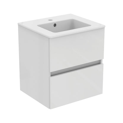 Ideal Standard Eurovit+ badeværelsesmøbel inkl. håndvask, 51 cm, hvid