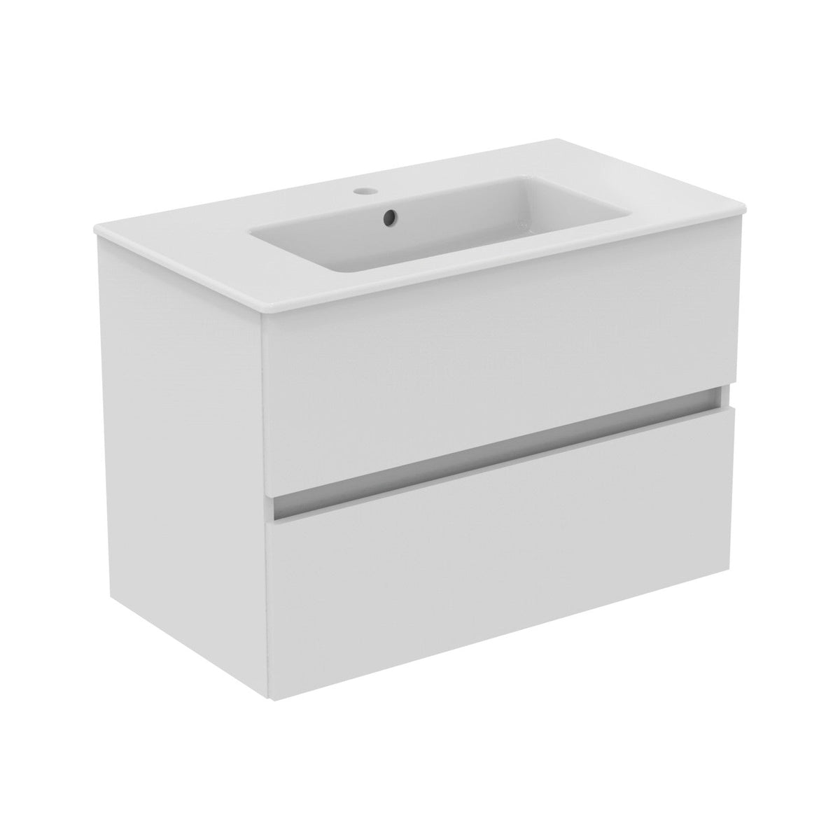 Ideal Standard Eurovit+ badeværelsesmøbel inkl. håndvask, 81 cm, hvid