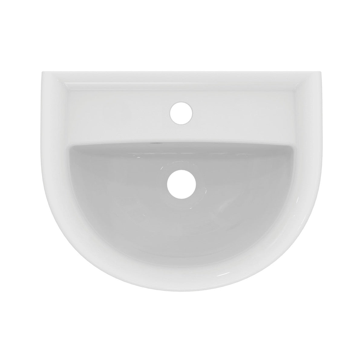 Ideal Standard Eurovit håndvask, 45x35 cm, hvid – set oppefra