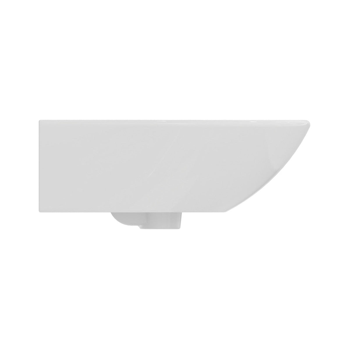 Ideal Standard Eurovit håndvask, 60x47 cm, hvid – set fra siden
