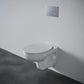 Ideal Standard Eurovit væghængt toilet uden skyllekant inkl. soft close-sæde, hvid – miljøbillede
