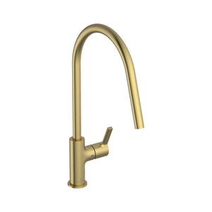 Ideal Standard Gusto køkkenarmatur med C-tud, Brushed Gold