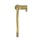 Ideal Standard Gusto køkkenarmatur med C-tud, Brushed Gold – set oppefra