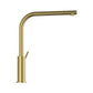 Ideal Standard Gusto køkkenarmatur med L-tud, Brushed Gold – set fra siden