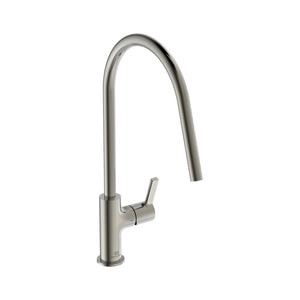 Ideal Standard Gusto køkkenarmatur med C-tud, Silver Storm