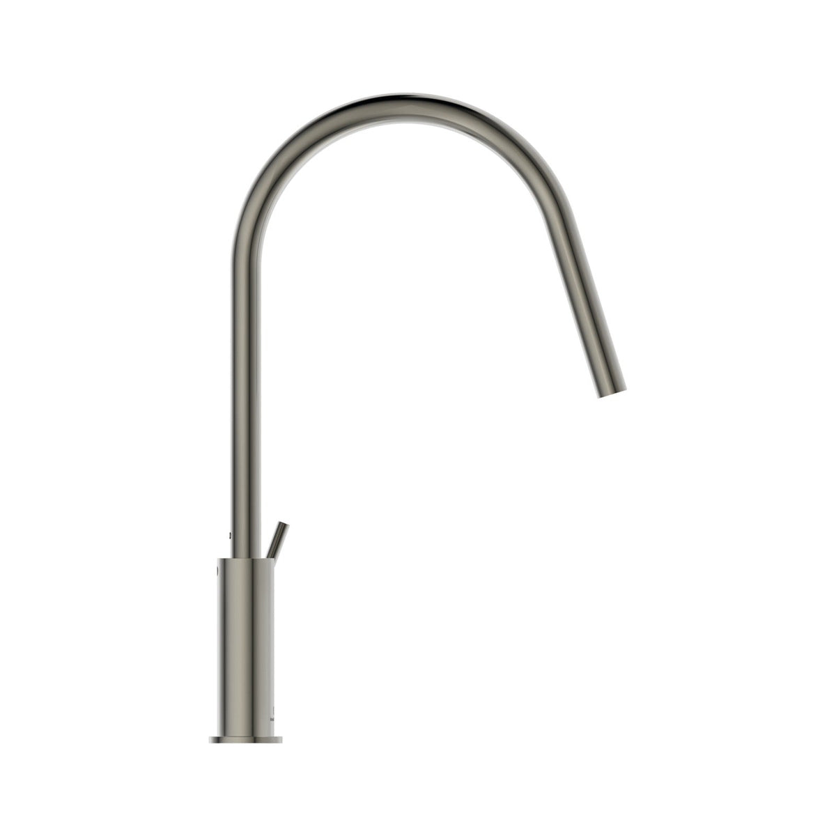 Ideal Standard Gusto køkkenarmatur med C-tud, Silver Storm – set fra siden