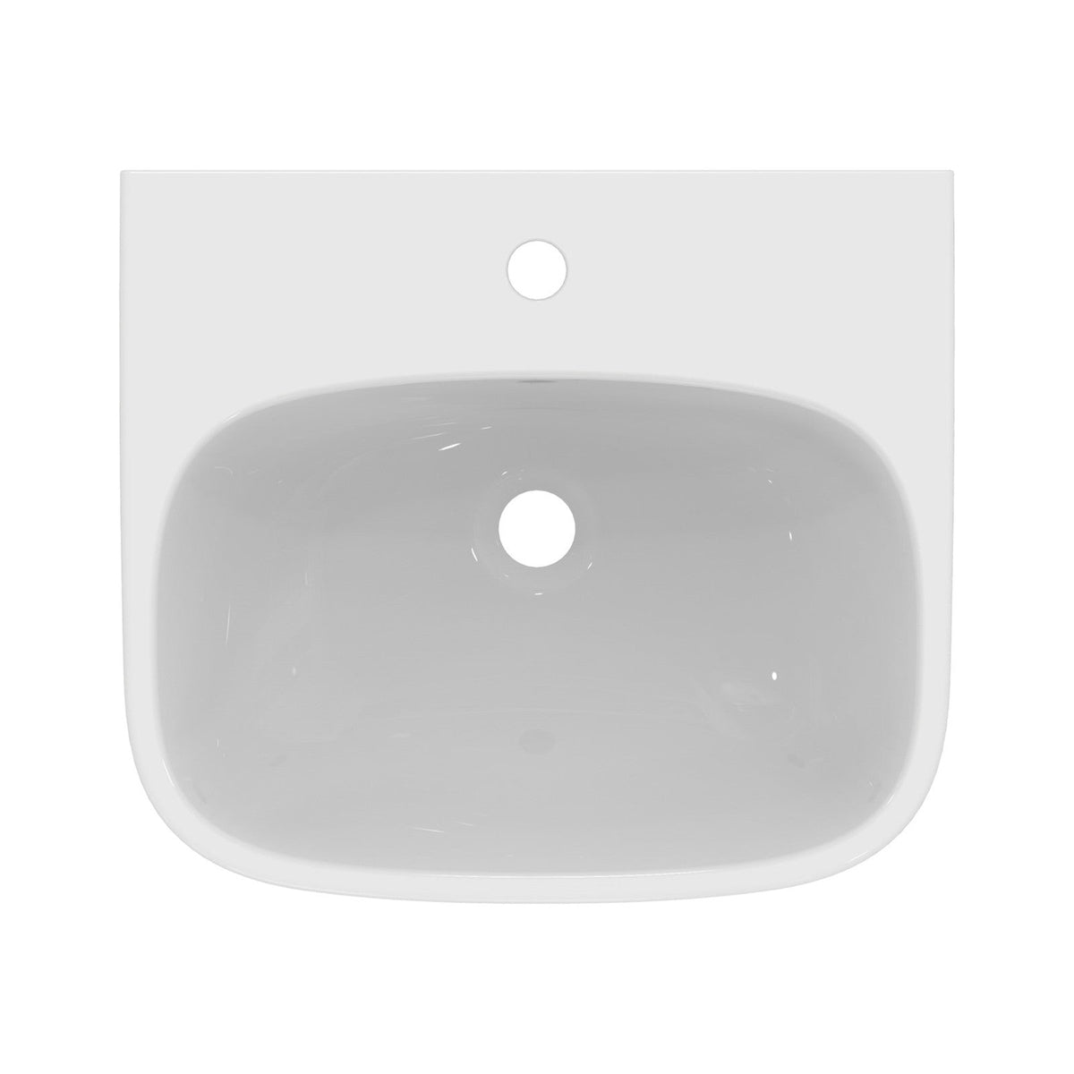Ideal Standard i.life A håndvask, 50x44 cm, hvid – set oppefra