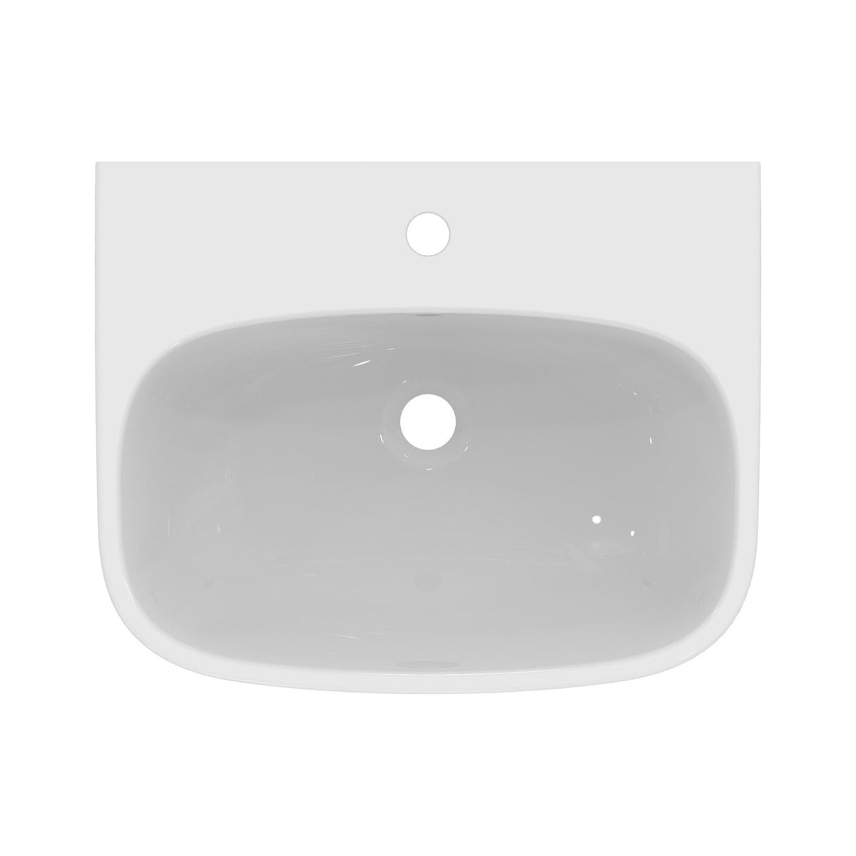 Ideal Standard i.life A håndvask, 55x44 cm, hvid – set oppefra