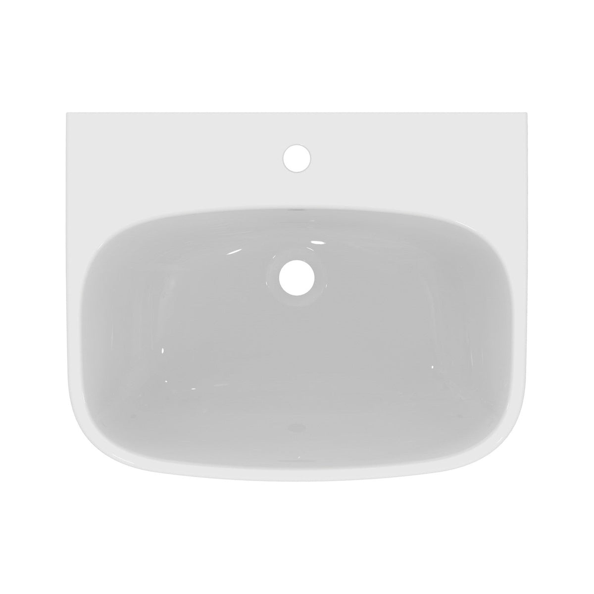 Ideal Standard i.life A håndvask, 60x48 cm, hvid – set oppefra