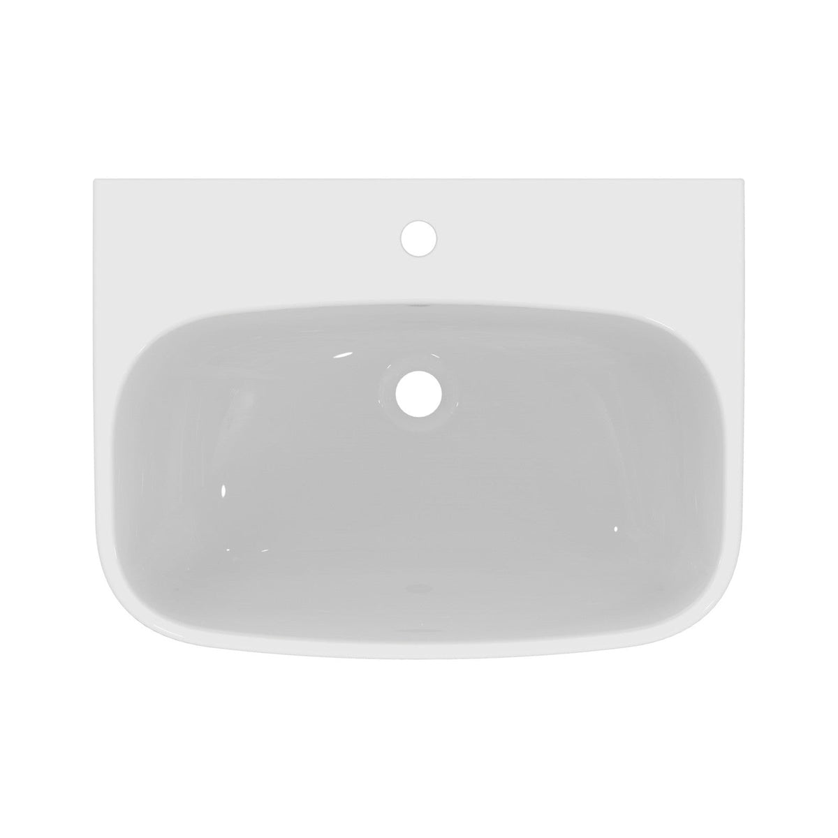 Ideal Standard i.life A håndvask, 65x48 cm, hvid – set oppefra