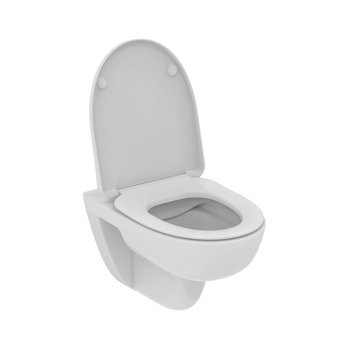Ideal Standard i.life A væghængt toilet uden skyllekant inkl. soft close-sæde, hvid