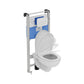Ideal Standard i.life A væghængt toilet uden skyllekant inkl. soft close-sæde, hvid