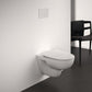 Ideal Standard i.life A væghængt toilet uden skyllekant inkl. soft close-sæde, hvid – miljøbillede