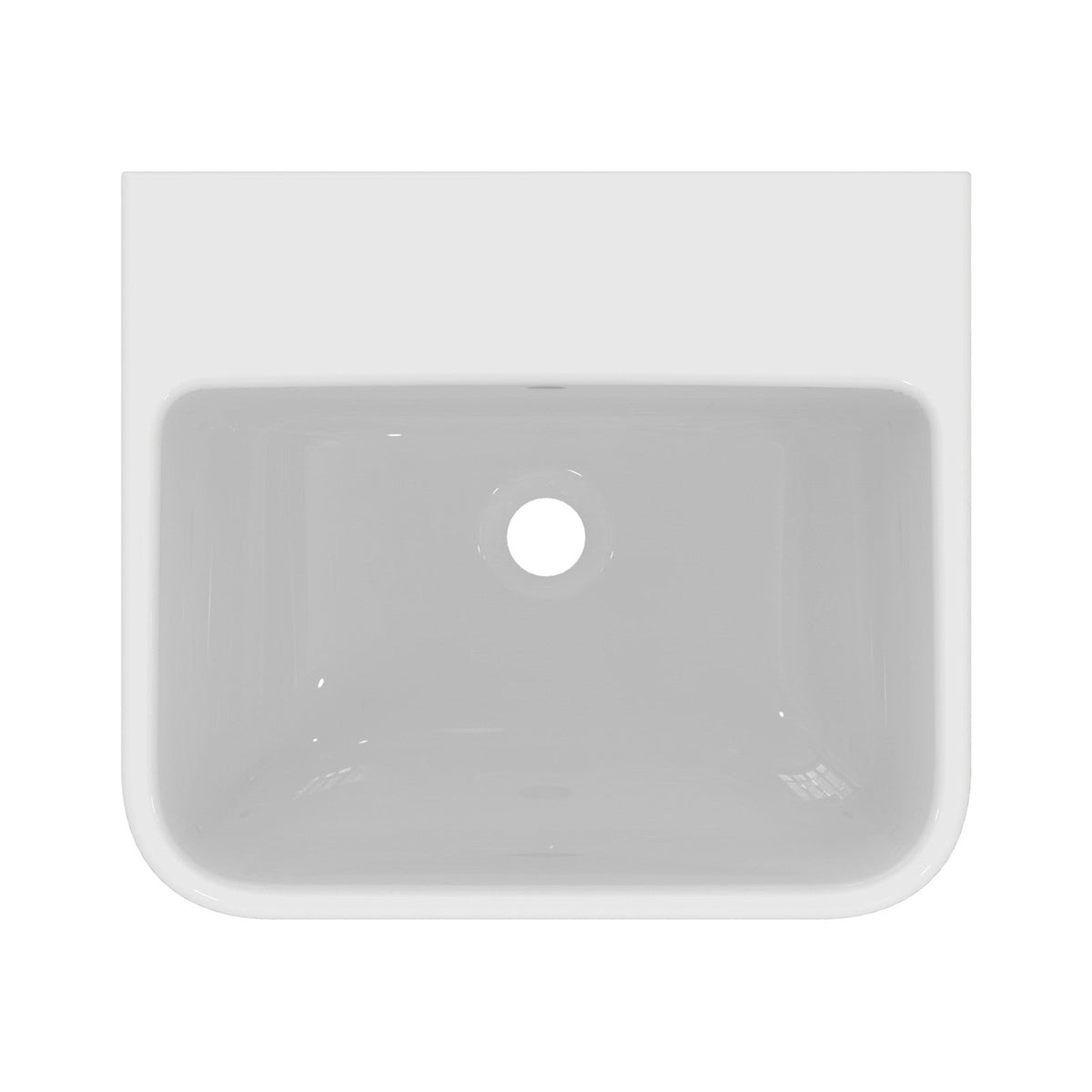 Ideal Standard i.life B håndvask, 50x44 cm, hvid – set oppefra
