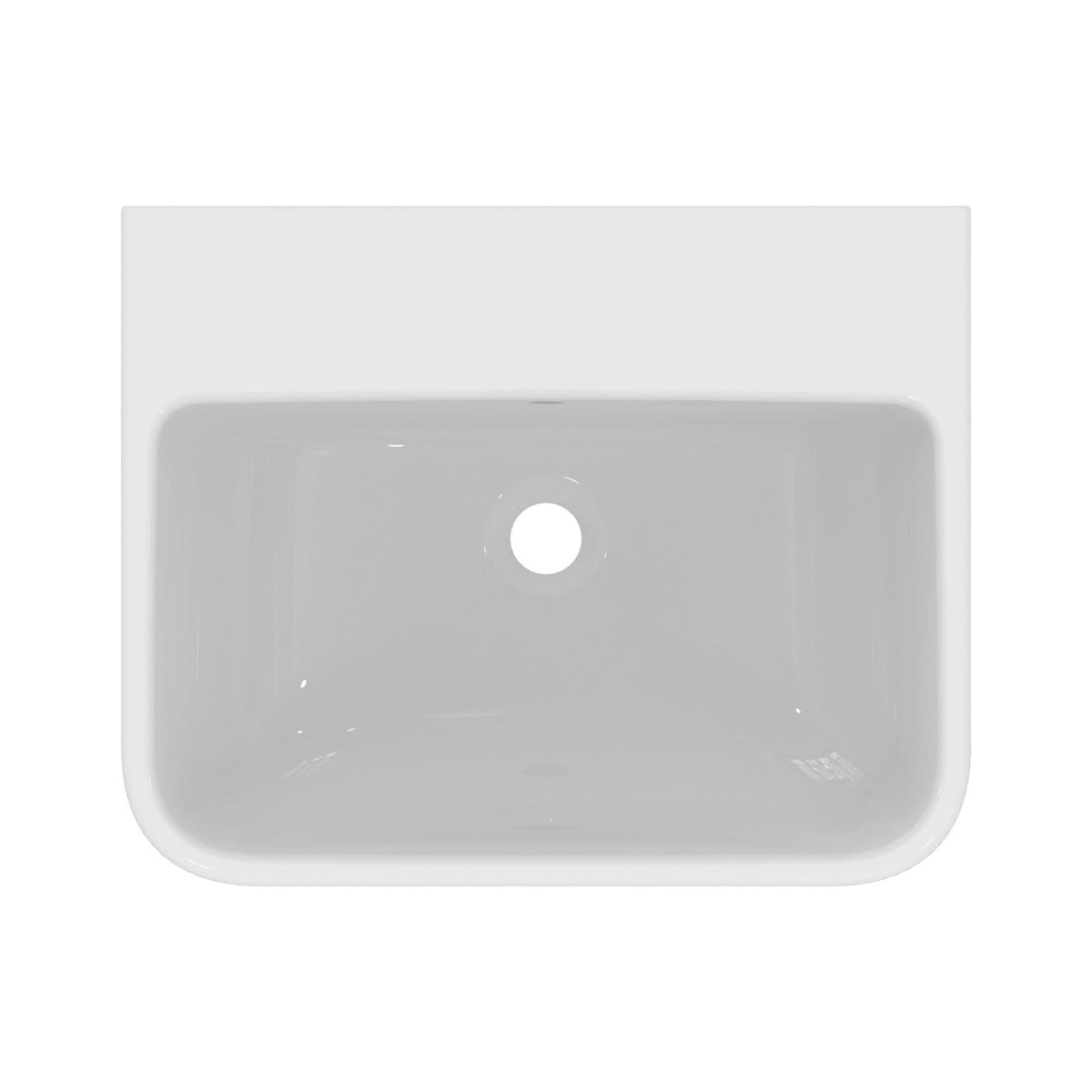 Ideal Standard i.life B håndvask, 55x44 cm, hvid – set oppefra