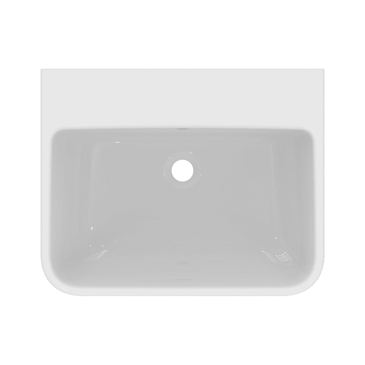 Ideal Standard i.life B håndvask, 60x48 cm, hvid – set oppefra
