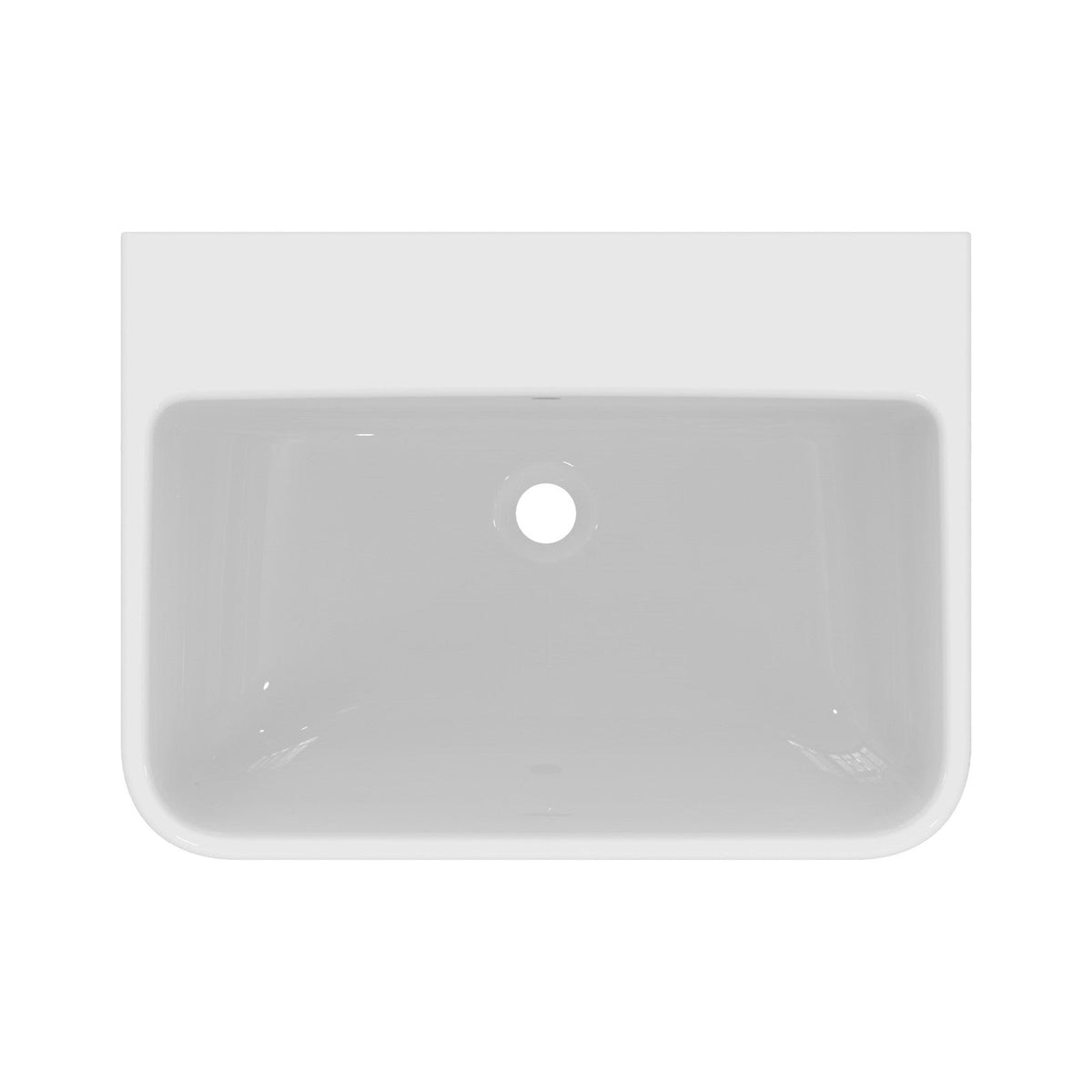 Ideal Standard i.life B håndvask, 65x48 cm, hvid – set oppefra