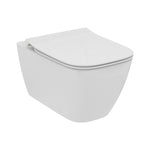 Ideal Standard i.life B væghængt toilet uden skyllekant inkl. soft close-sæde, hvid