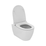 Ideal Standard i.life O væghængt toilet uden skyllekant inkl. soft close-sæde, hvid