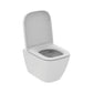 Ideal Standard i.life S væghængt toilet uden skyllekant inkl. soft close-sæde, hvid